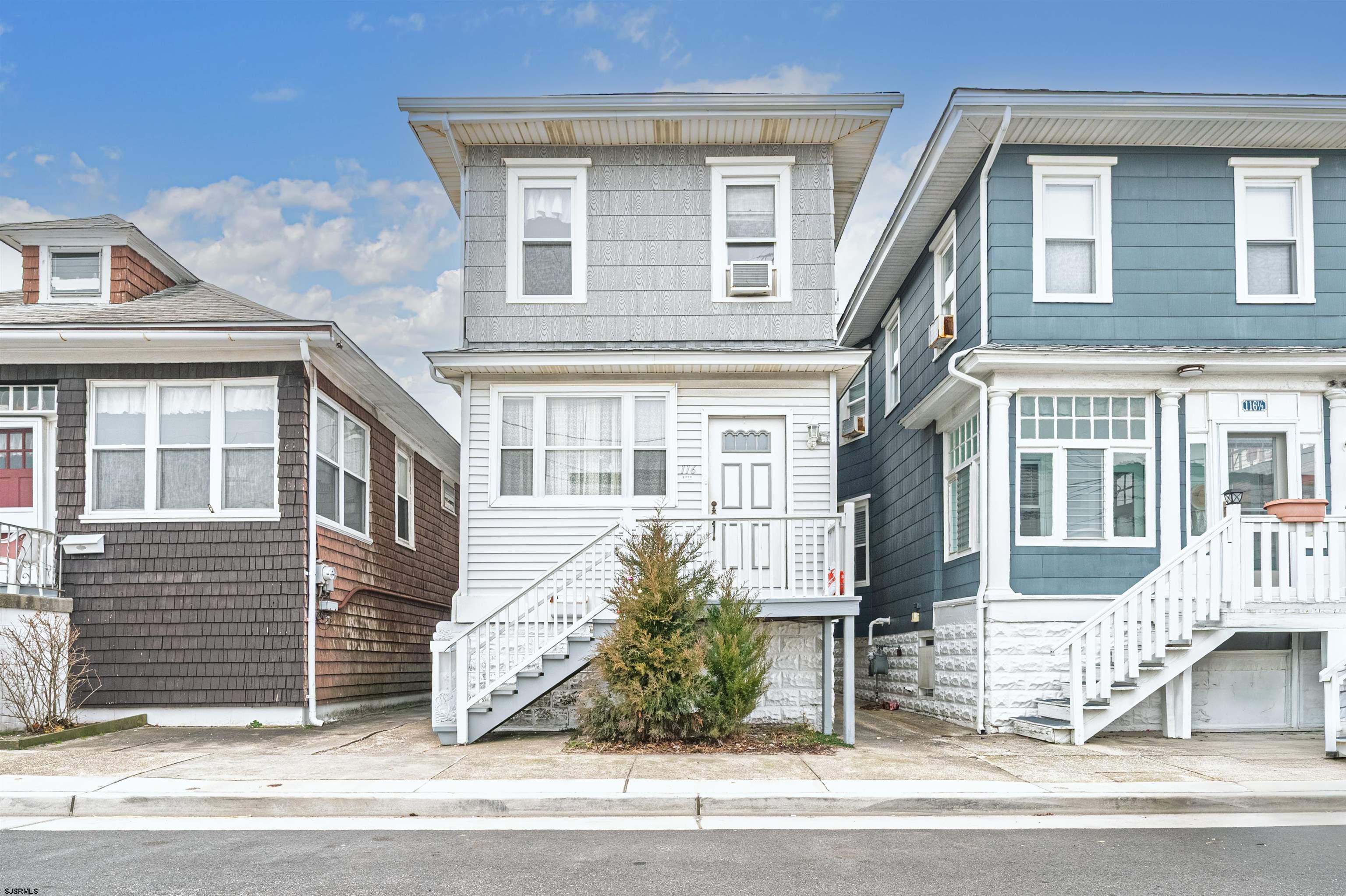 116 North Cornwall Avenue Ventnor City, NJ 08406 - Photo 1 of 28 a front view of a house