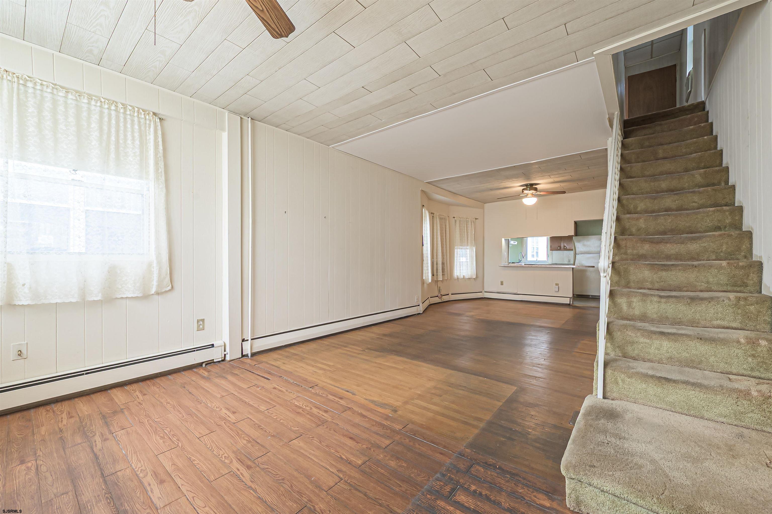 116 North Cornwall Avenue Ventnor City, NJ 08406 - Photo 3 of 28 a view of empty room with wooden floor and fan