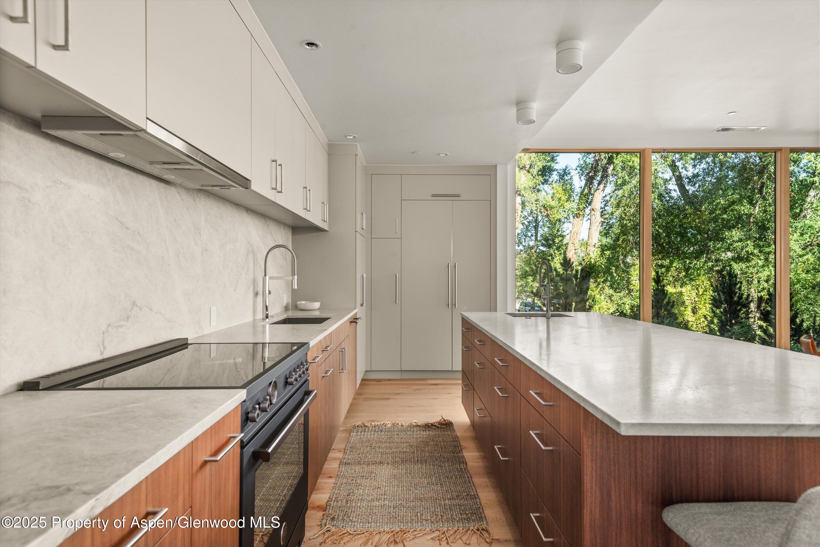 103 Willow Road, Unit 107 Basalt, CO 81621 - Photo 13 of 23 a kitchen with a stove a sink and a refrigerator