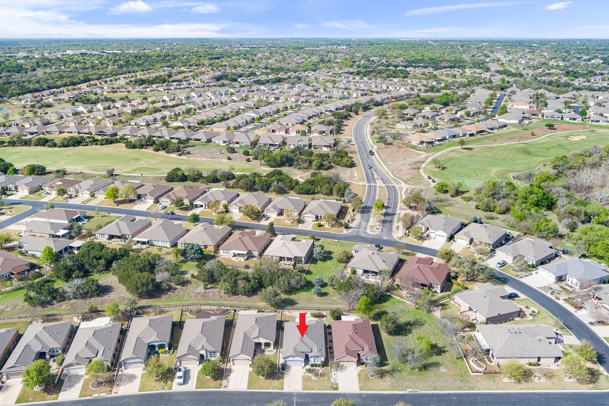 108 Cathedral Mountain Pass Georgetown, TX 78633 - Photo 2 of 36 an aerial view of city