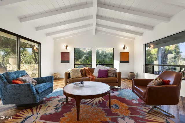 a view of a sink and a table