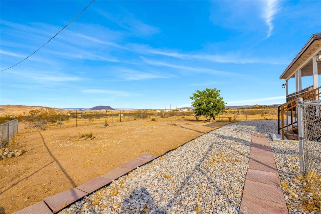 55757 Linn Road Landers, CA 92285 - Photo 2 of 41 View Looking Out from the Main House Front Porch
