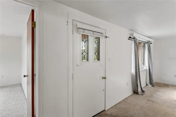 a view of a front door