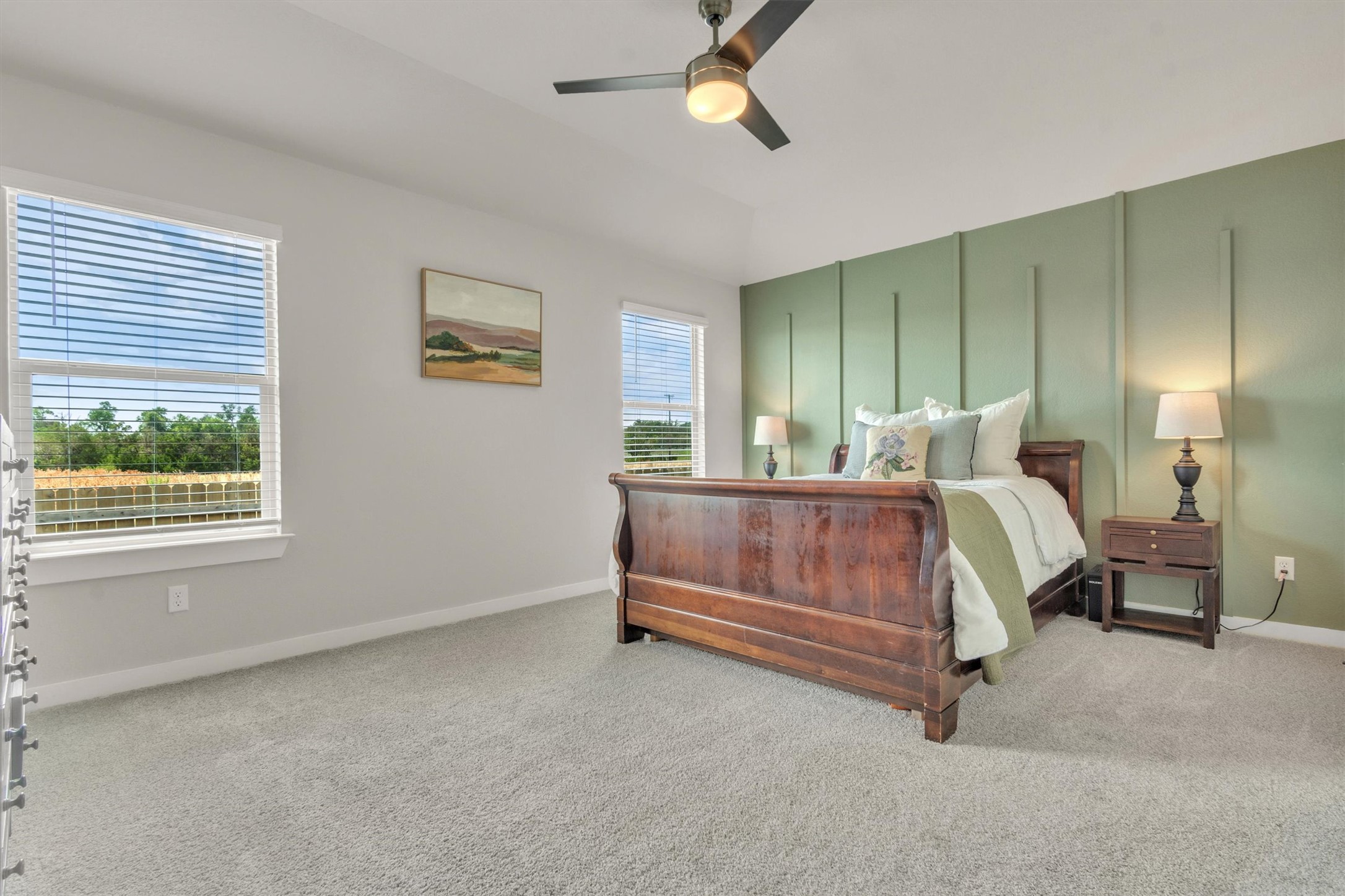 1008 Tipton Street Georgetown, TX 78633 - Photo 13 of 38 Primary Bedroom showcasing custom wood details. This home looks and feels like a model home