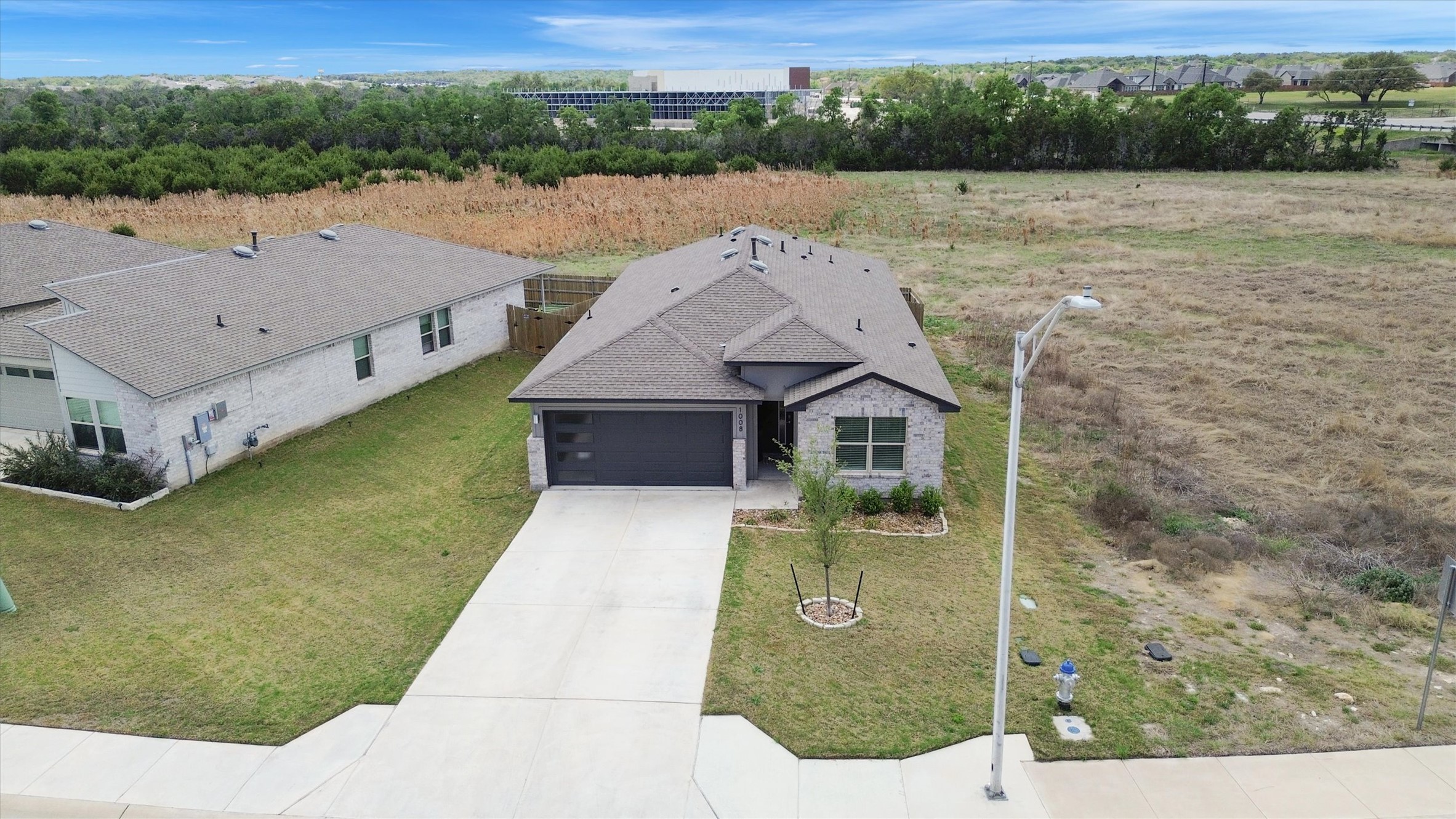 1008 Tipton Street Georgetown, TX 78633 - Photo 35 of 38 Aerial view highlighting property to the right and rear owned by City of Georgetown