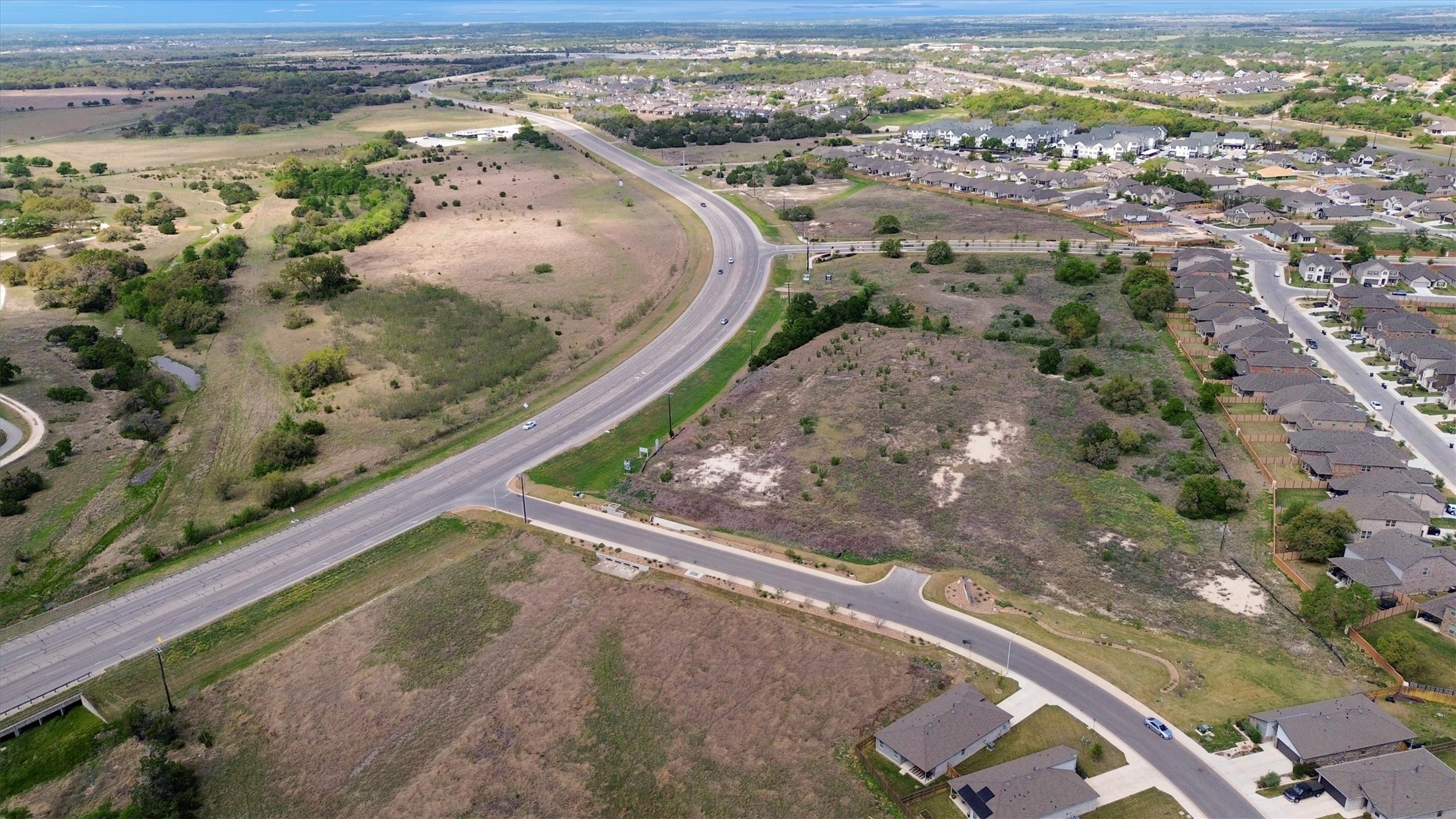 1008 Tipton Street Georgetown, TX 78633 - Photo 36 of 38 Aerial view highlighting property to the right and rear owned by City of Georgetown