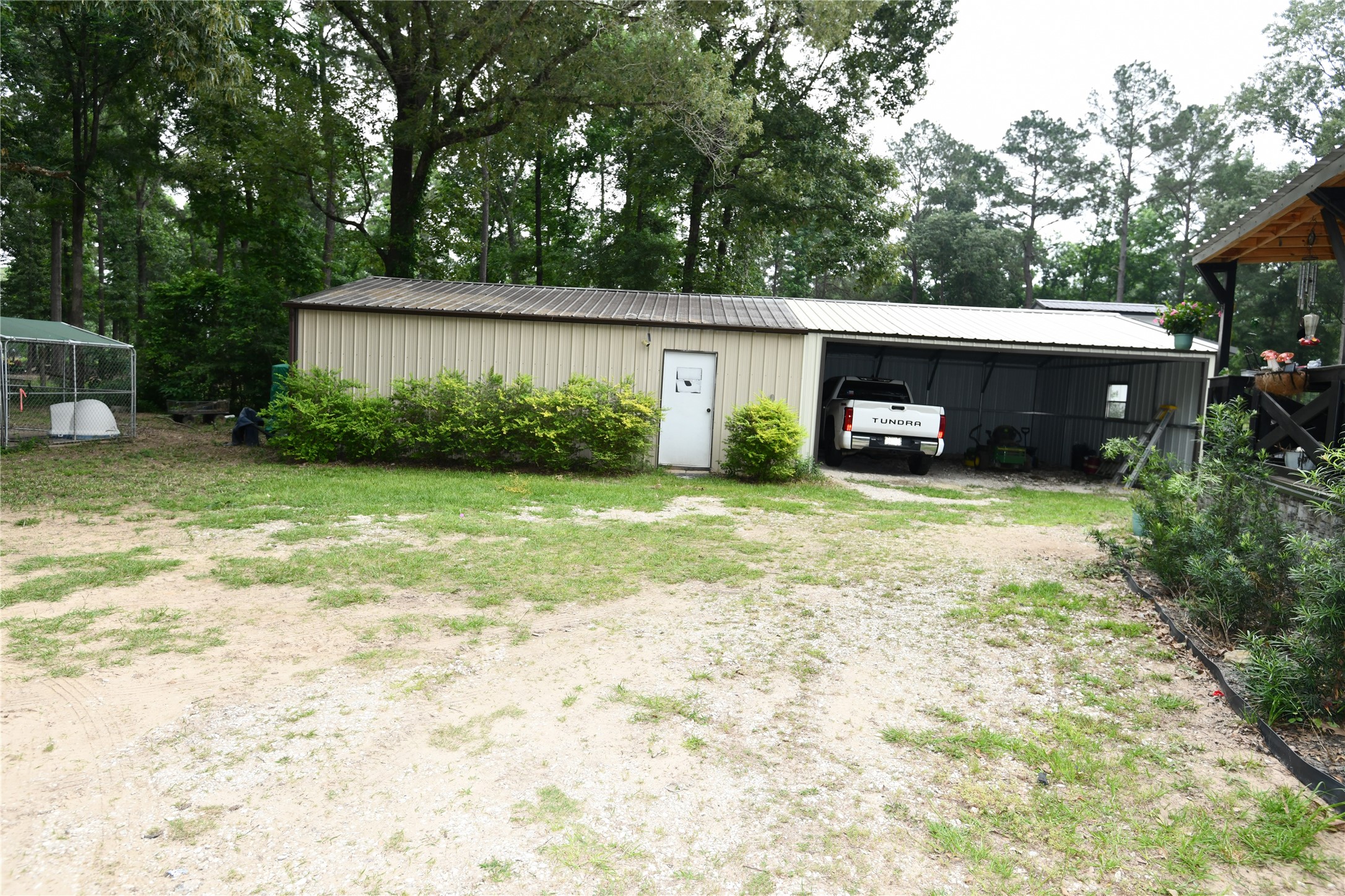 101 Pinewood Drive Shepherd, TX 77371 - Photo 27 of 37 Garage with attached 29x23 Work Shop