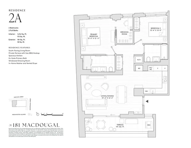 a front view of a building