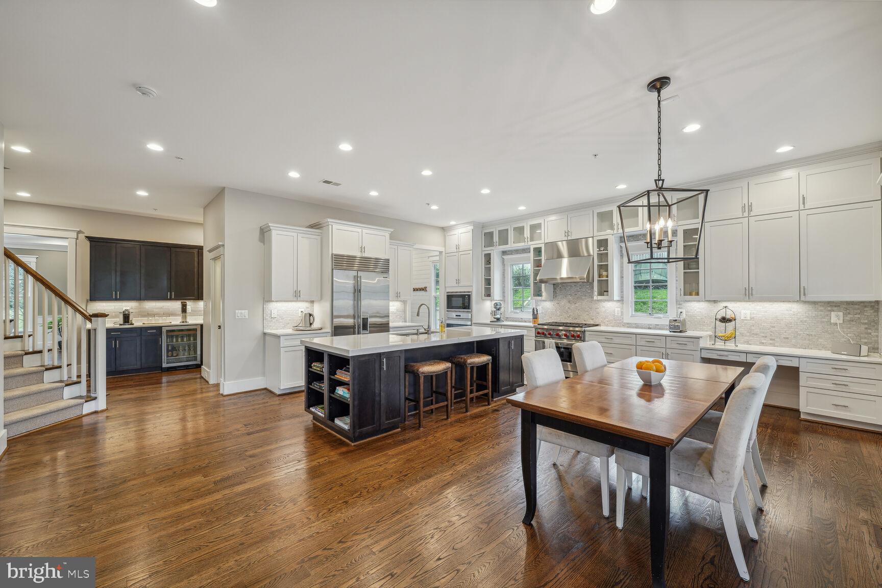 7708 Massena Road Bethesda, MD 20817 - Photo 6 of 78 White cabinets, custom tile backsplash