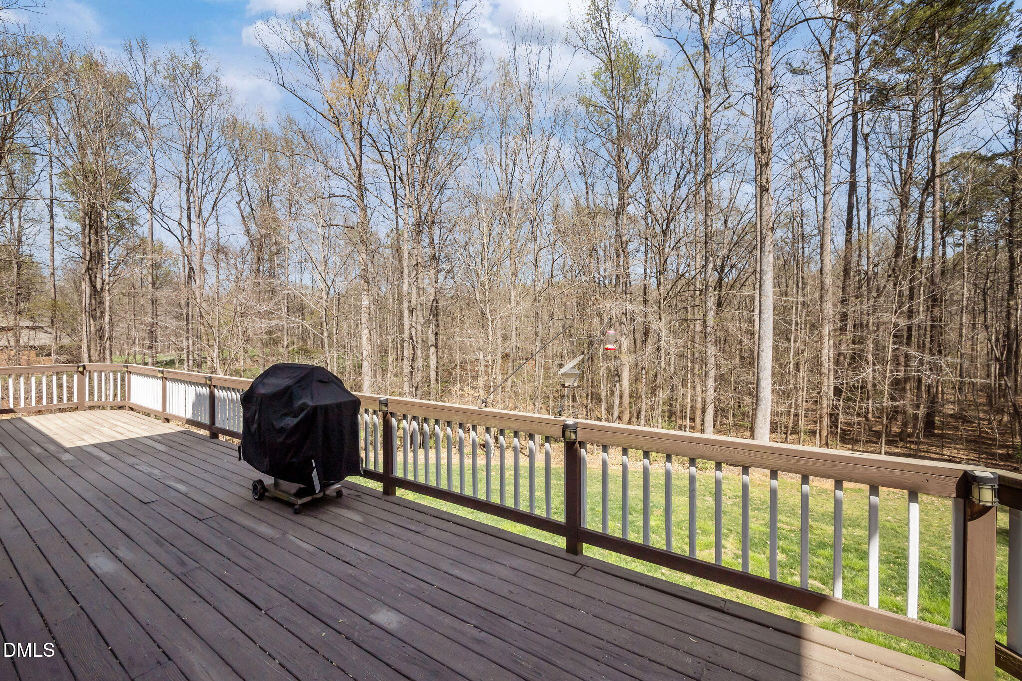 825 Oxbow Crossing Road Chapel Hill, NC 27516 - Photo 60 of 86 a view of backyard with a deck and wooden floor