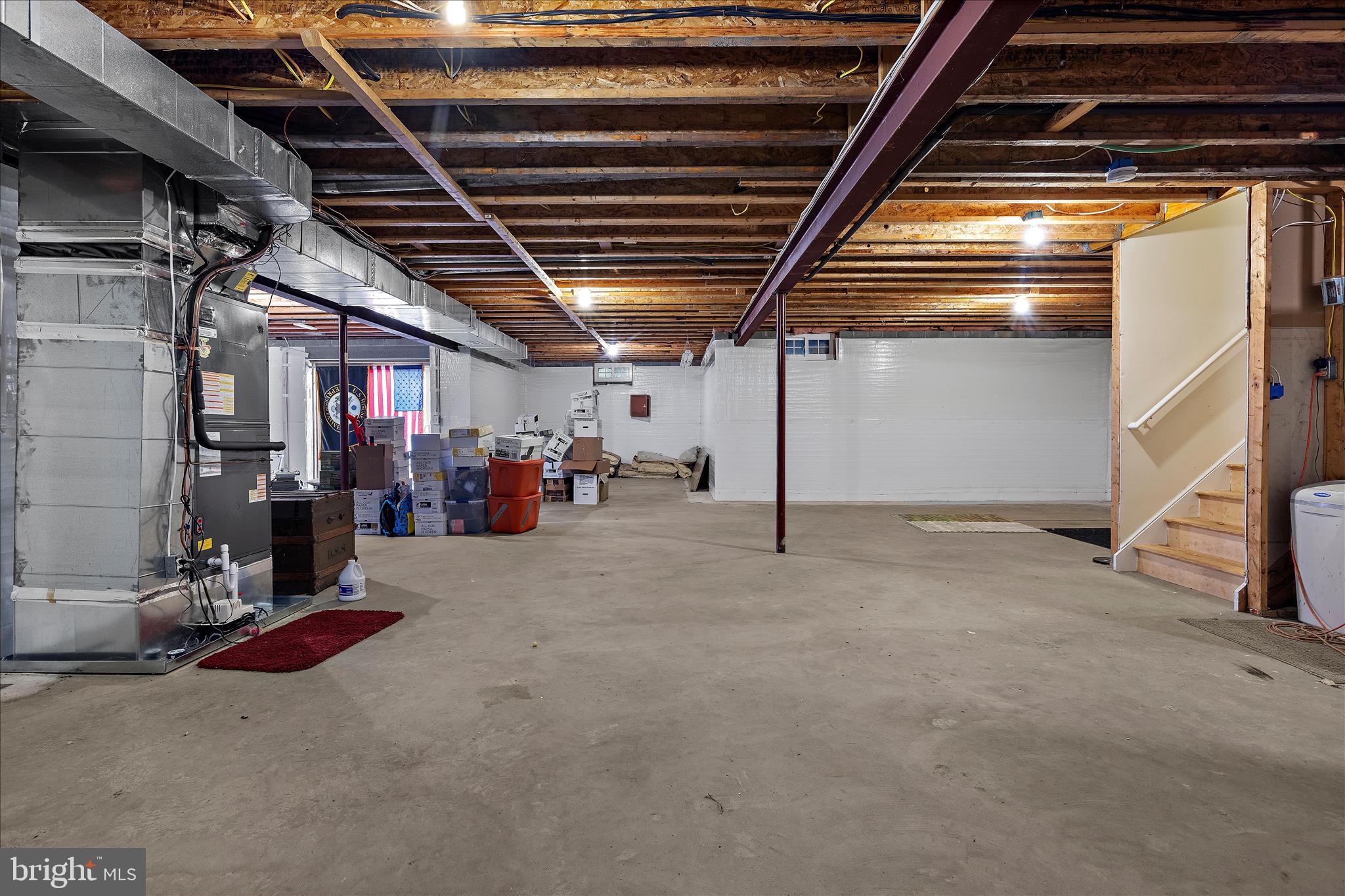 211 Still Water Lane Huntingtown, MD 20639 - Photo 62 of 87 a view of empty room with wooden ceiling
