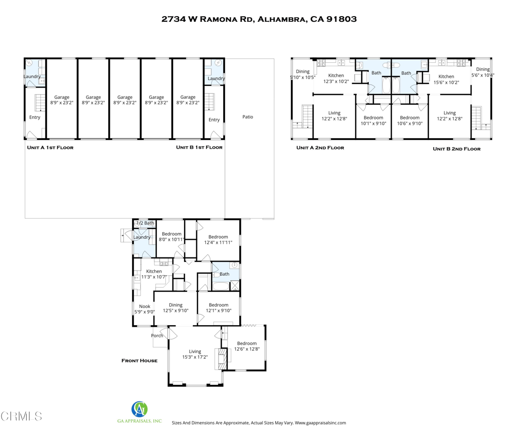 2734 West Ramona Road Alhambra, CA 91803 - Photo 18 of 18 a picture of a floor plan