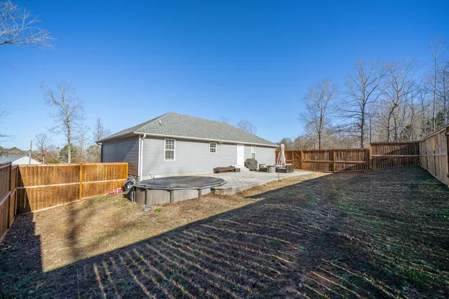 a house view with a outdoor space