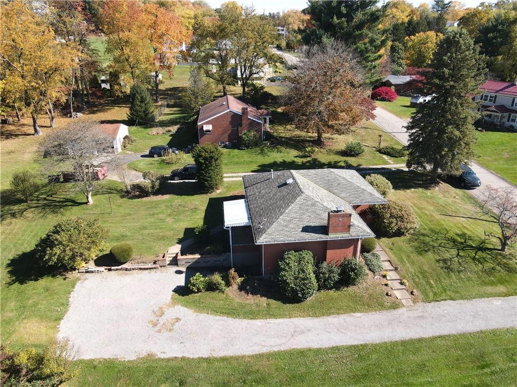 736 Beaver Street Rochester, PA 15074 - Photo 23 of 24 an aerial view of a house with a yard