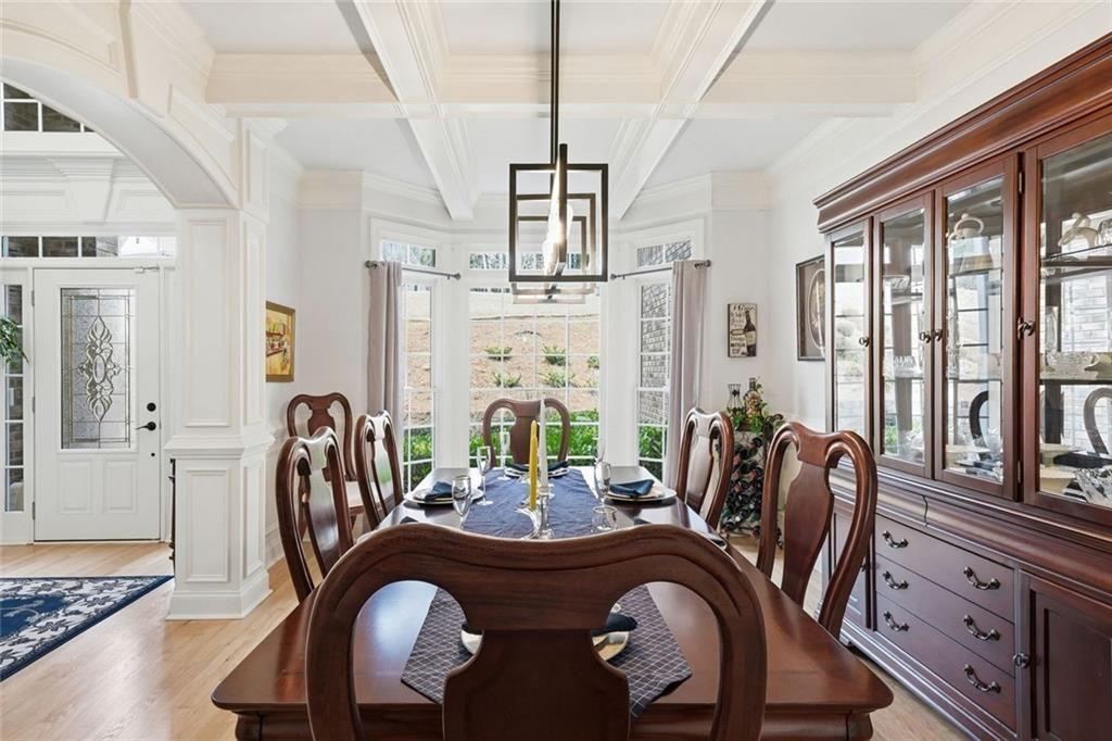 613 Talmadge Lane Canton, GA 30115 - Photo 14 of 84 a view of a dining room with furniture window and outside view