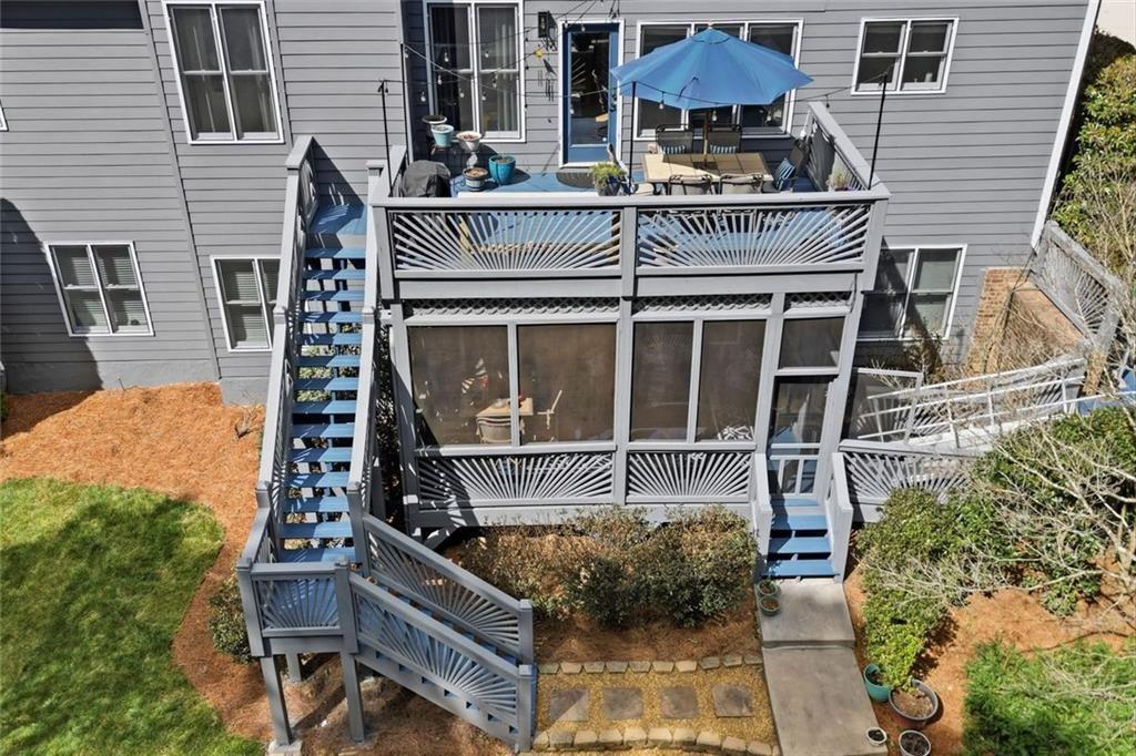 613 Talmadge Lane Canton, GA 30115 - Photo 75 of 84 a front view of a house with sitting area