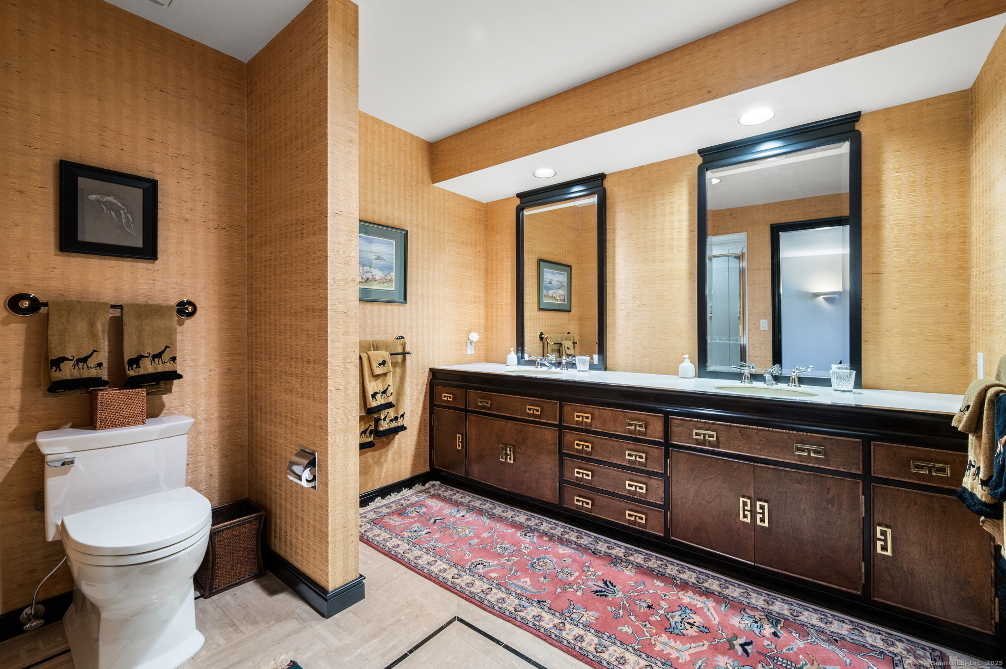 66 Cove Road Lyme, CT 06371 - Photo 28 of 38 a bathroom with a toilet sink and mirror