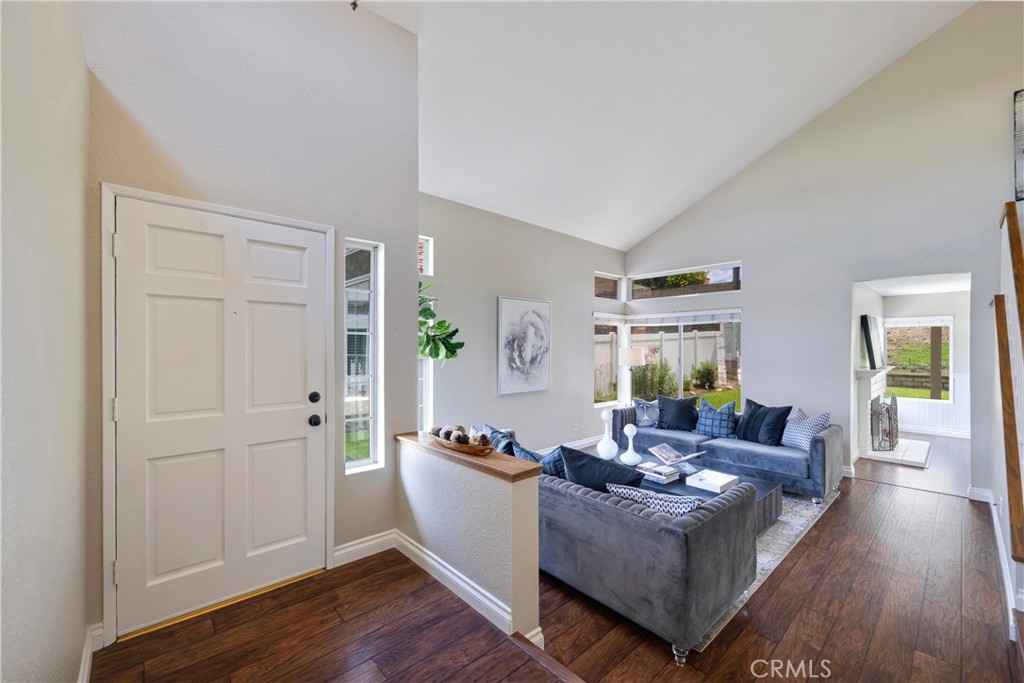 4817 Golden Ridge Drive Corona, CA 92878 - Photo 4 of 70 a living room with furniture and wooden floor