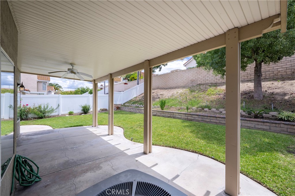 4817 Golden Ridge Drive Corona, CA 92878 - Photo 54 of 70 a view of a backyard with a garden and plants
