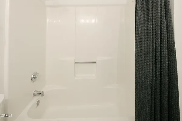 a close up of a bathtub