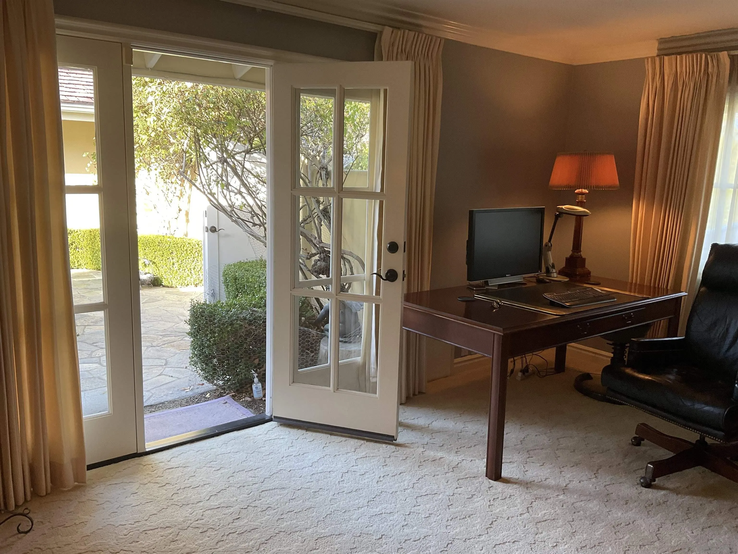 17532 Los Eucaliptos Rancho Santa Fe, CA 92067 - Photo 28 of 39 a view of a workspace with furniture and a window