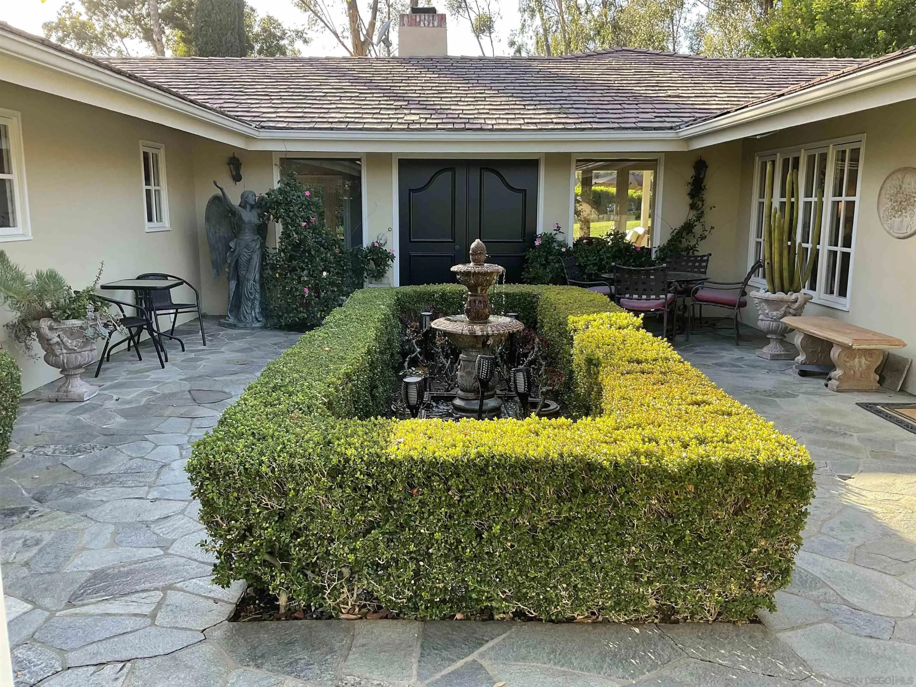 17532 Los Eucaliptos Rancho Santa Fe, CA 92067 - Photo 39 of 39 a front view of a house with patio