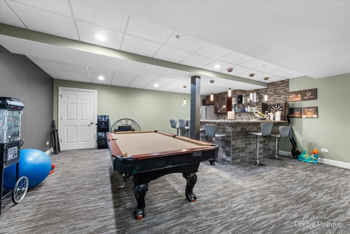 5919 Chatham Drive Hoffman Estates, IL 60192 - Photo 34 of 52 a room with furniture and pool table
