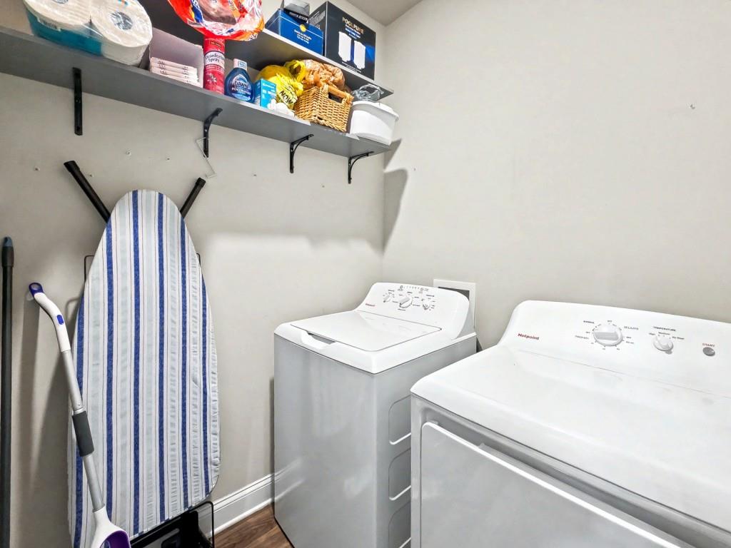 453 Mulberry Rock Road Temple, GA 30179 - Photo 22 of 35 a utility room with dryer and washer