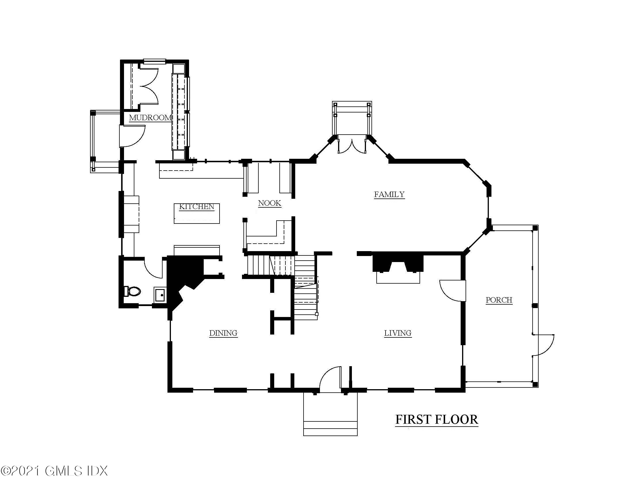 12 Binney Lane Old Greenwich, CT 06870 - Photo 24 of 28 a picture of floor plan