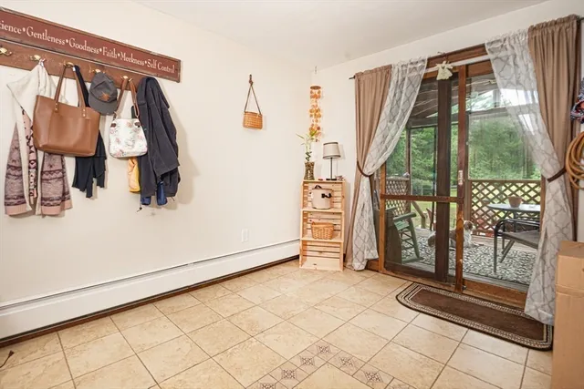 a view of front door and entryway