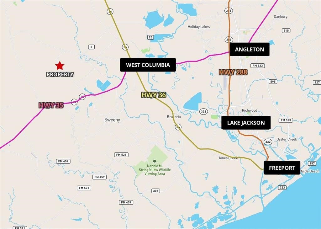 1137 Cr 488 Sweeny Tx 77480 Sweeny, TX 77480 - Photo 9 of 10 Area Map