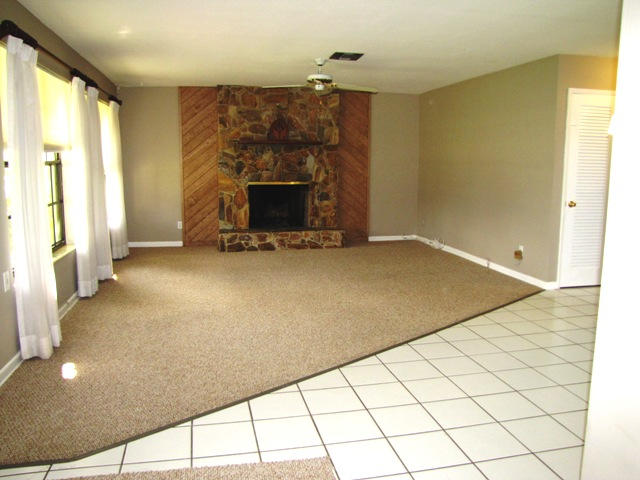 2145 Northeast 4th Way Boca Raton, FL 33431 - Photo 33 of 41 Living Area with Stone Fireplace