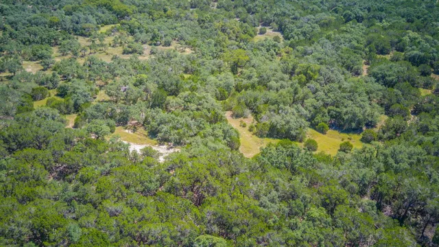 a view of a green yard