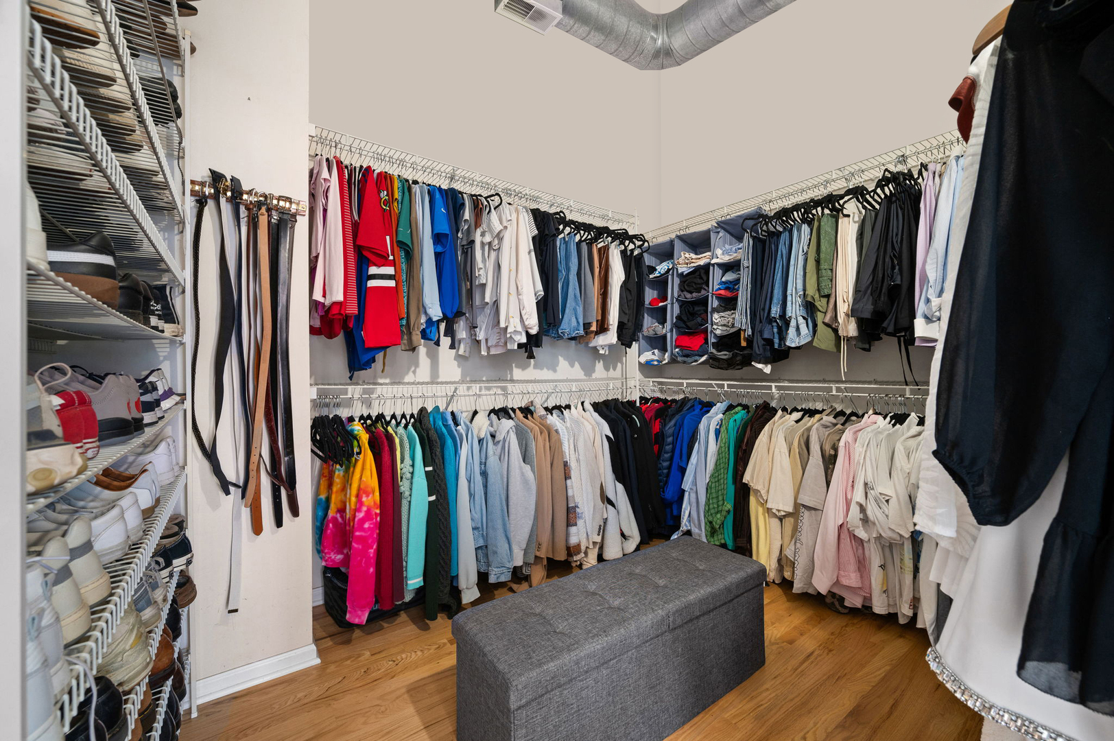 17 North Loomis Street, Unit 4D Chicago, IL 60607 - Photo 13 of 26 a view of walk in closet with clothes