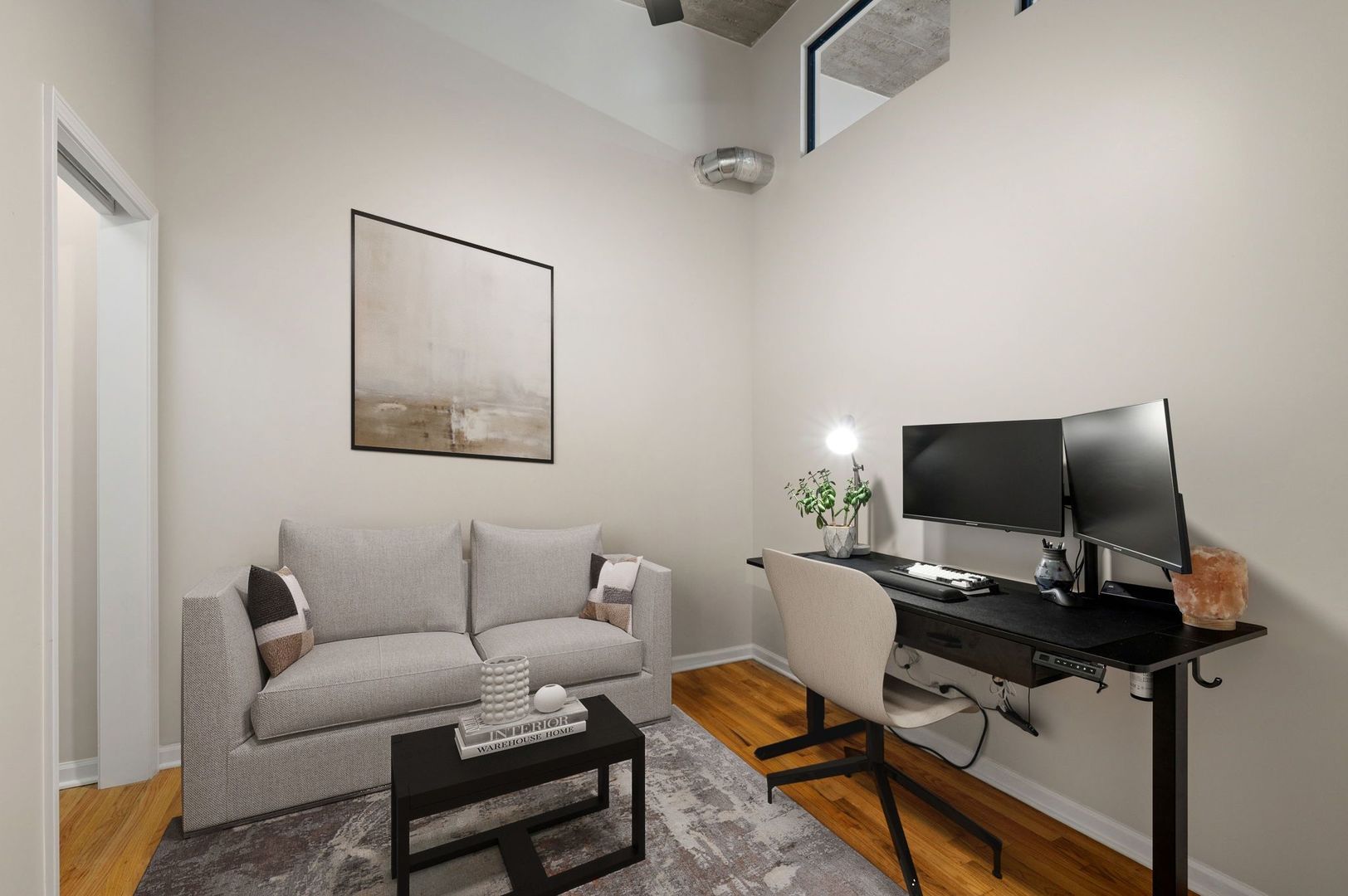 17 North Loomis Street, Unit 4D Chicago, IL 60607 - Photo 16 of 26 a living room with furniture and a flat screen tv