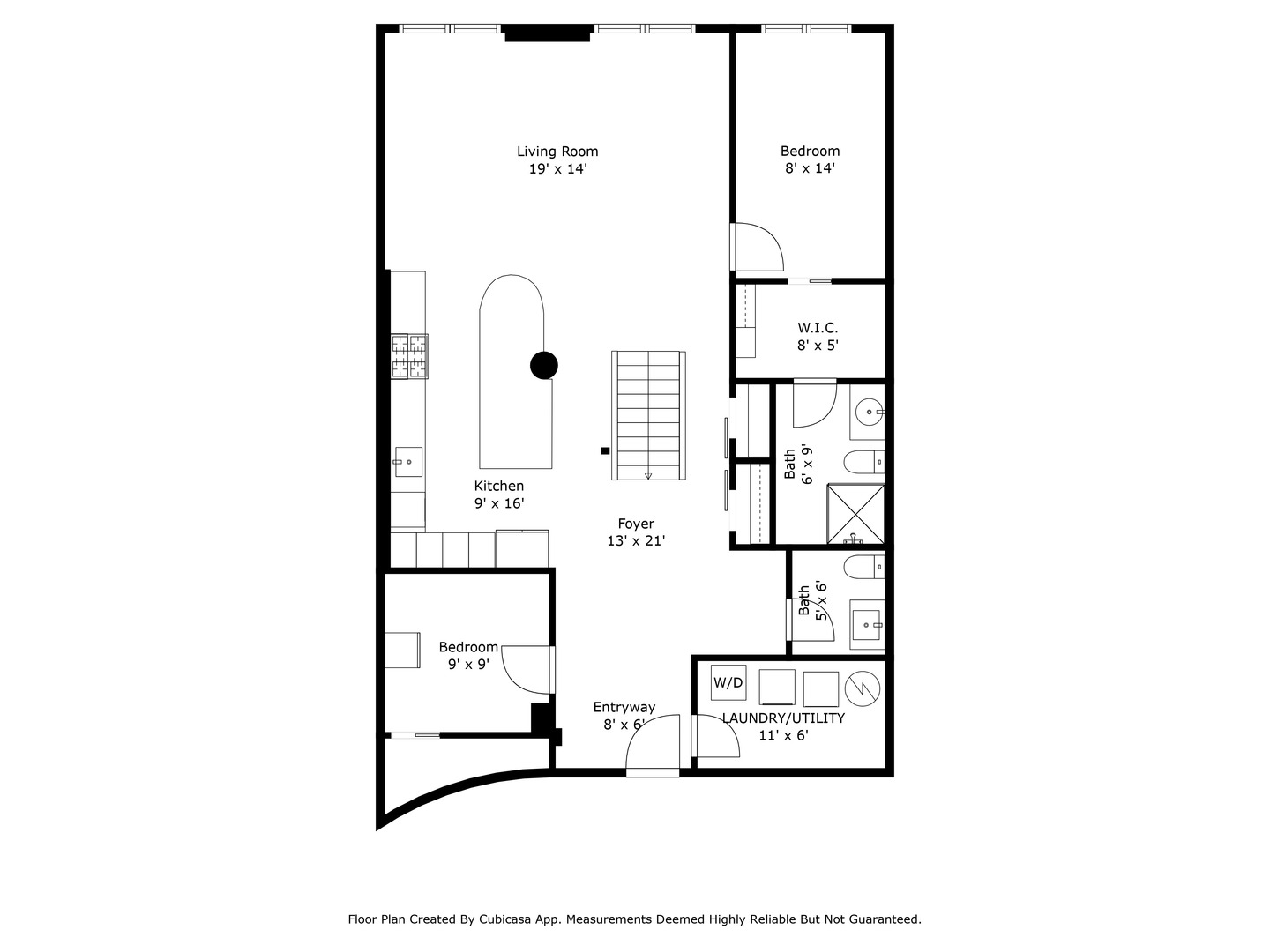 17 North Loomis Street, Unit 4D Chicago, IL 60607 - Photo 24 of 26 a picture of a floor plan