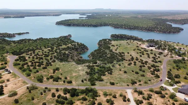 a view of a lake with a mountain view