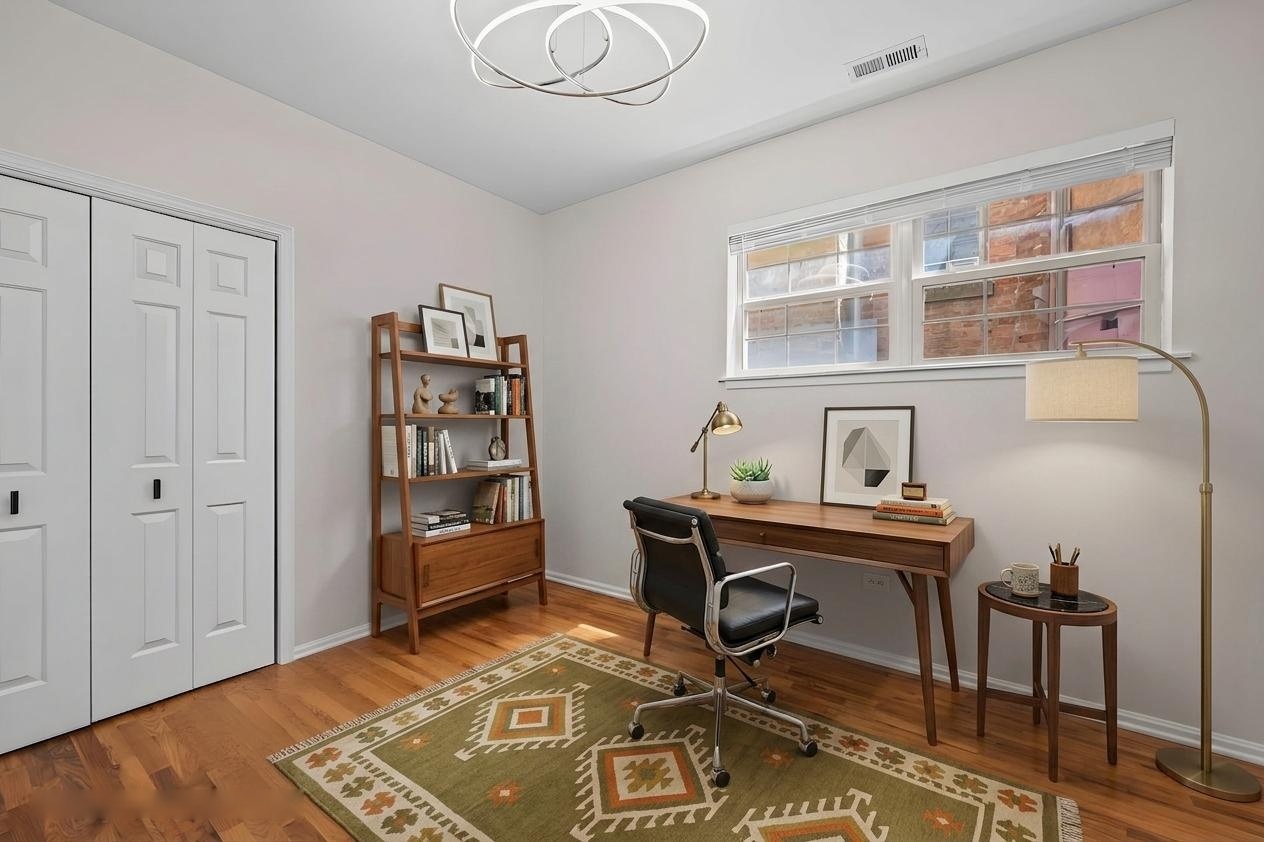 2710 West Haddon Avenue, Unit 2 Chicago, IL 60622 - Photo 5 of 11 a view of a workspace with furniture