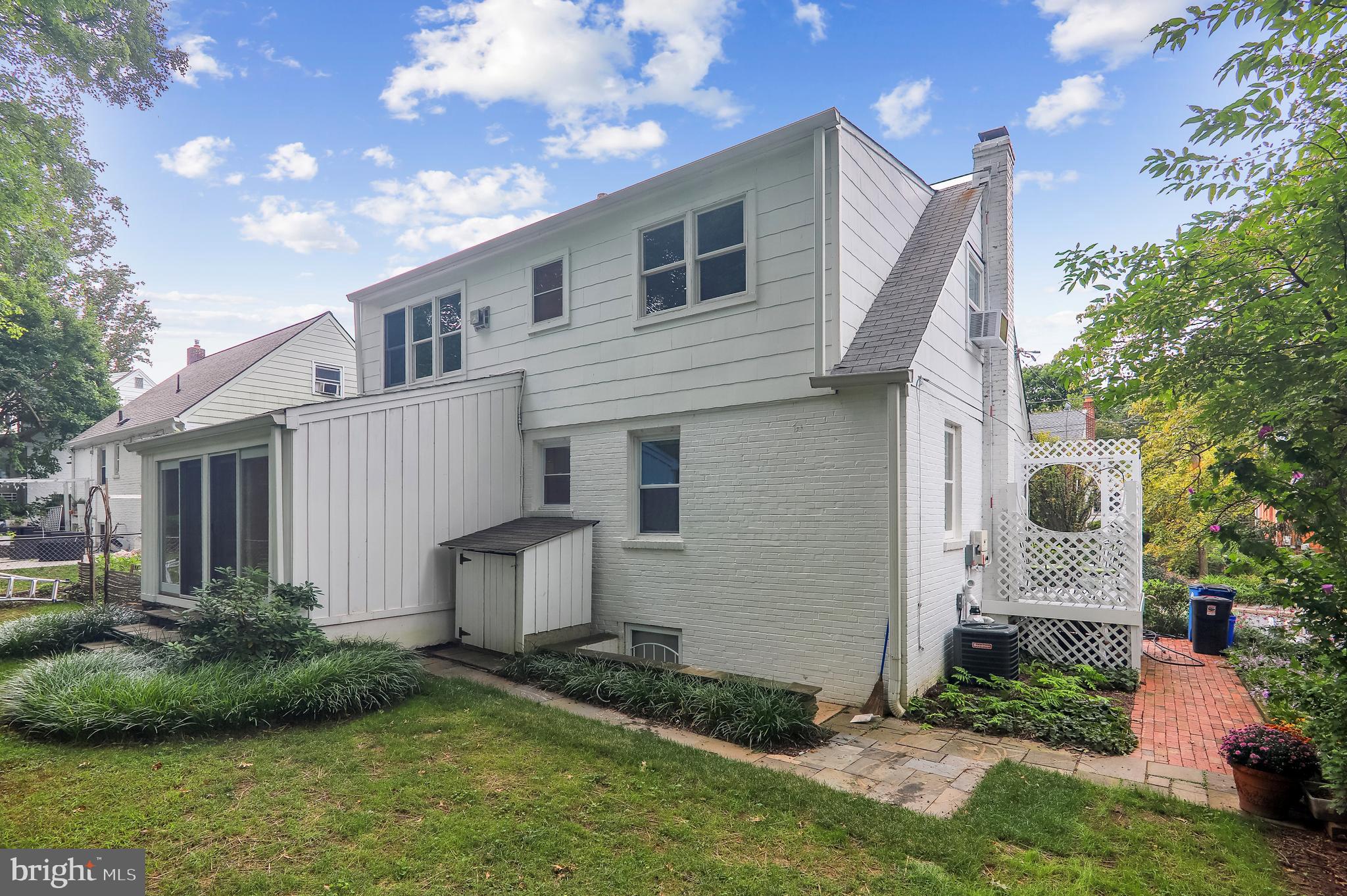 9311 Walden Road Silver Spring, MD 20901 - Photo 55 of 75 Rear View of Home with small shed