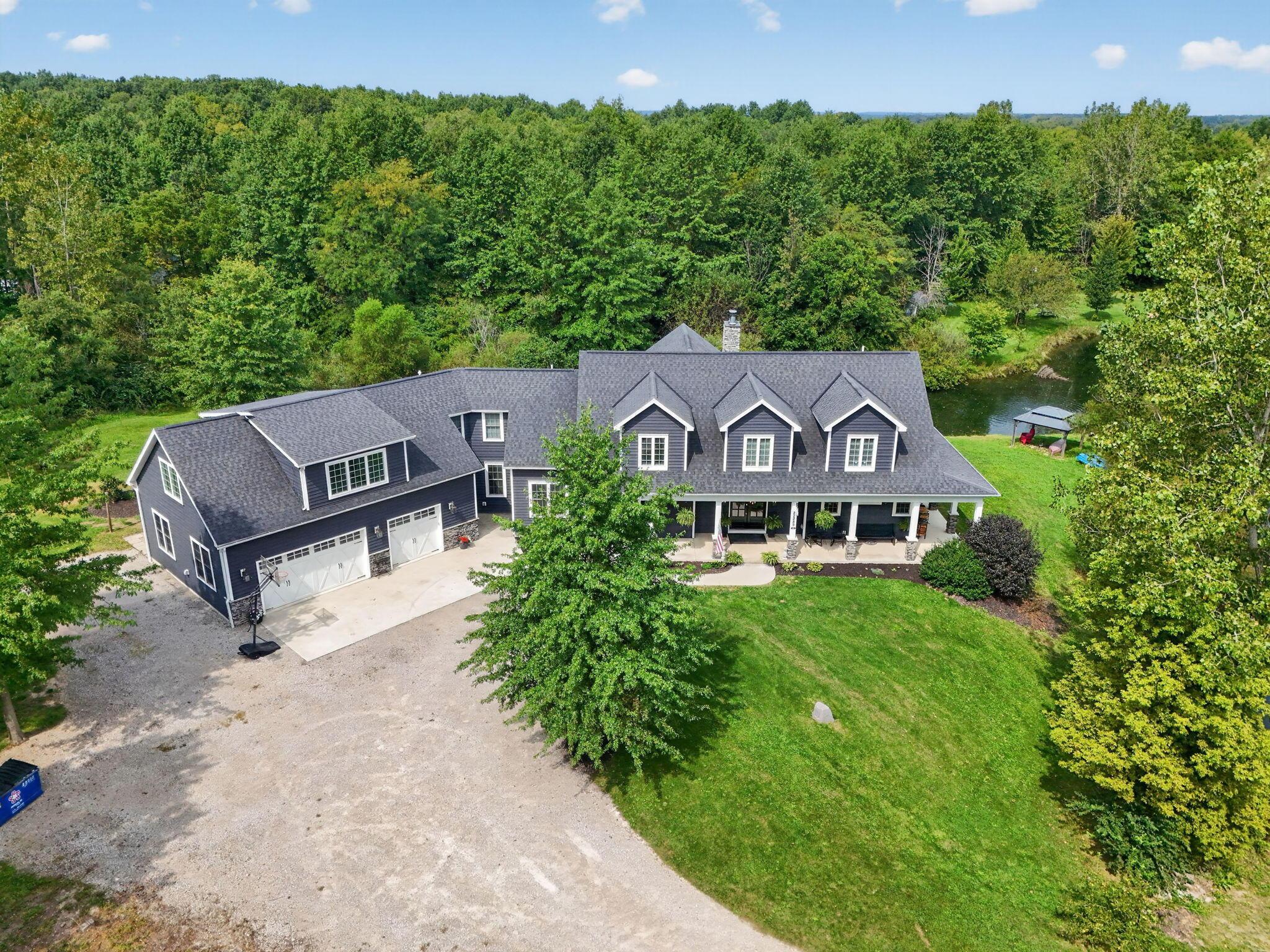 22285 Buck Run Road Milford Center, OH 43045 - Photo 1 of 185 22285 Buck Run (Drone)-16