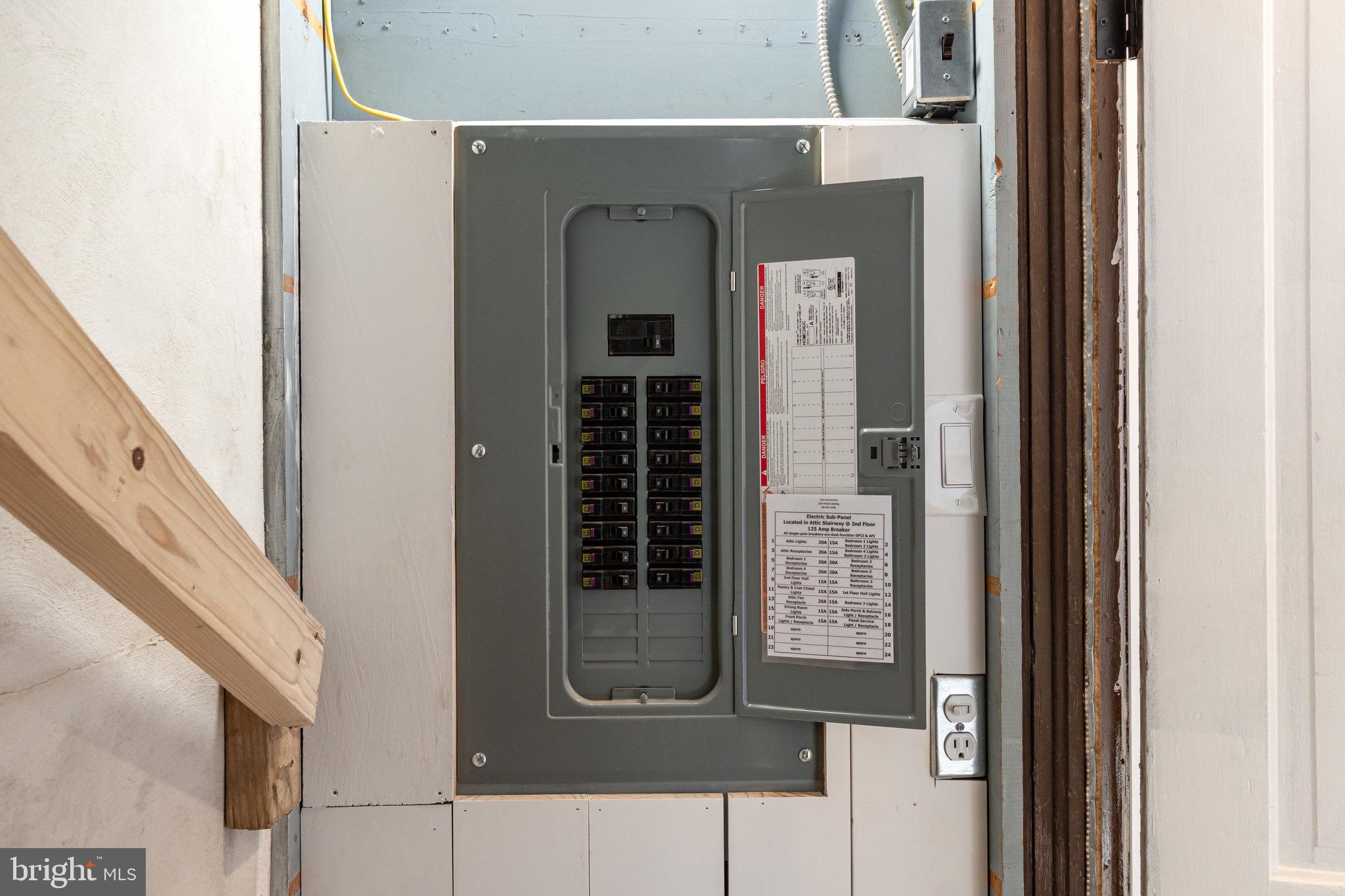 101 Fairview Avenue Waynesboro, PA 17268 - Photo 30 of 39 New 100-Amp sub panel
