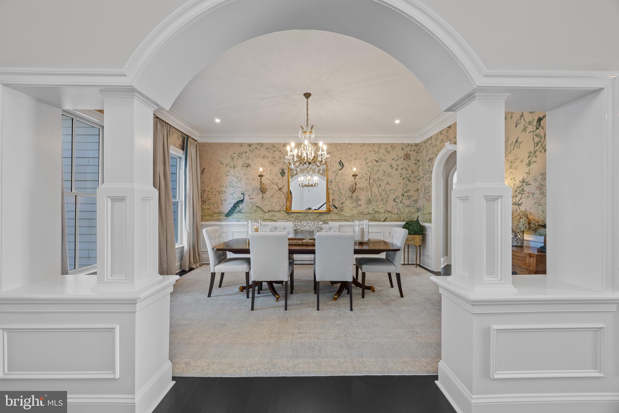 200 Wye Road Queenstown, MD 21658 - Photo 22 of 68 Dining room framed by elegant archway
