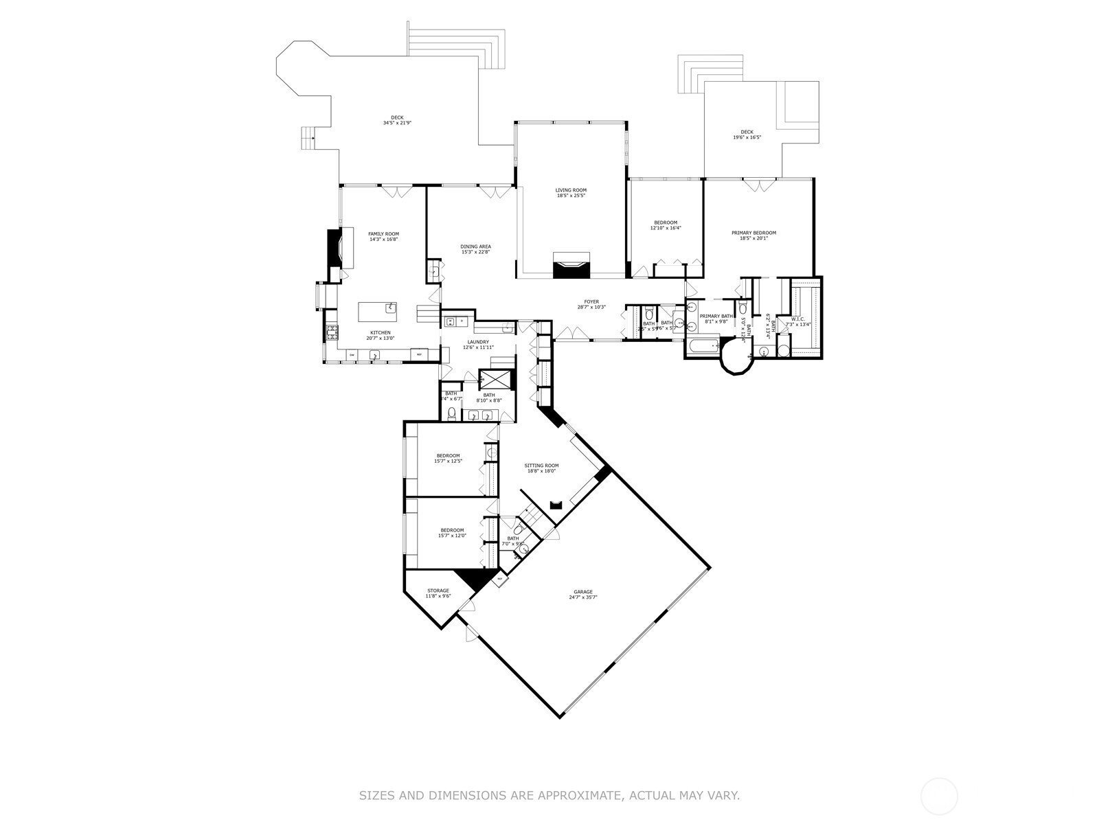 8428 North Mercer Way Mercer Island, WA 98040 - Photo 40 of 40 a picture of floor plan