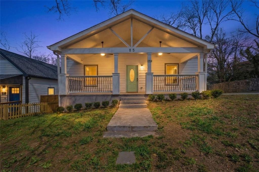 85 Meldon Avenue Southeast Atlanta, GA 30315 - Photo 2 of 39 a front view of a house with garden