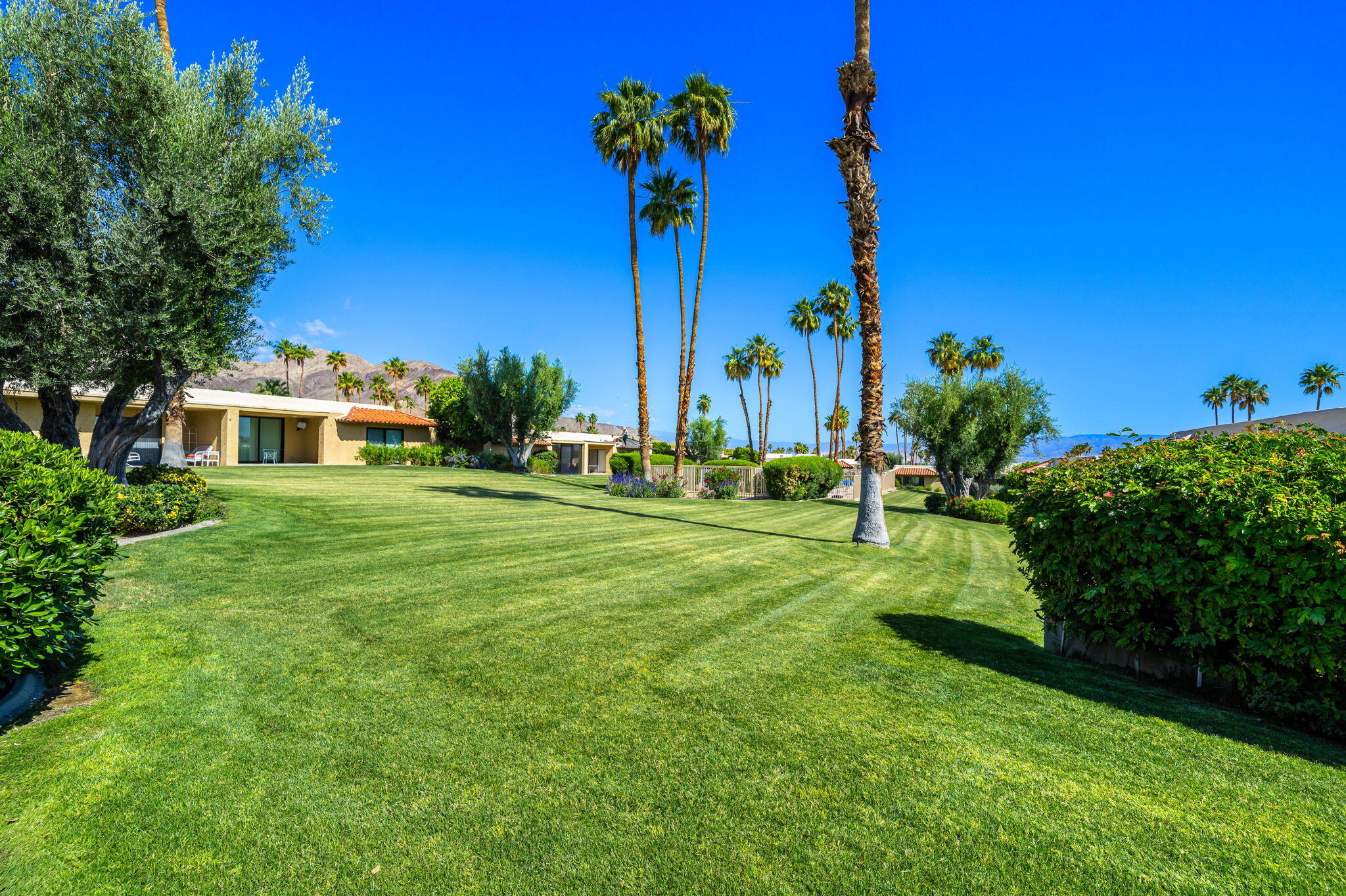 72930 Mesa View Drive Palm Desert, CA 92260 - Photo 36 of 40 a front view of a house with a yard