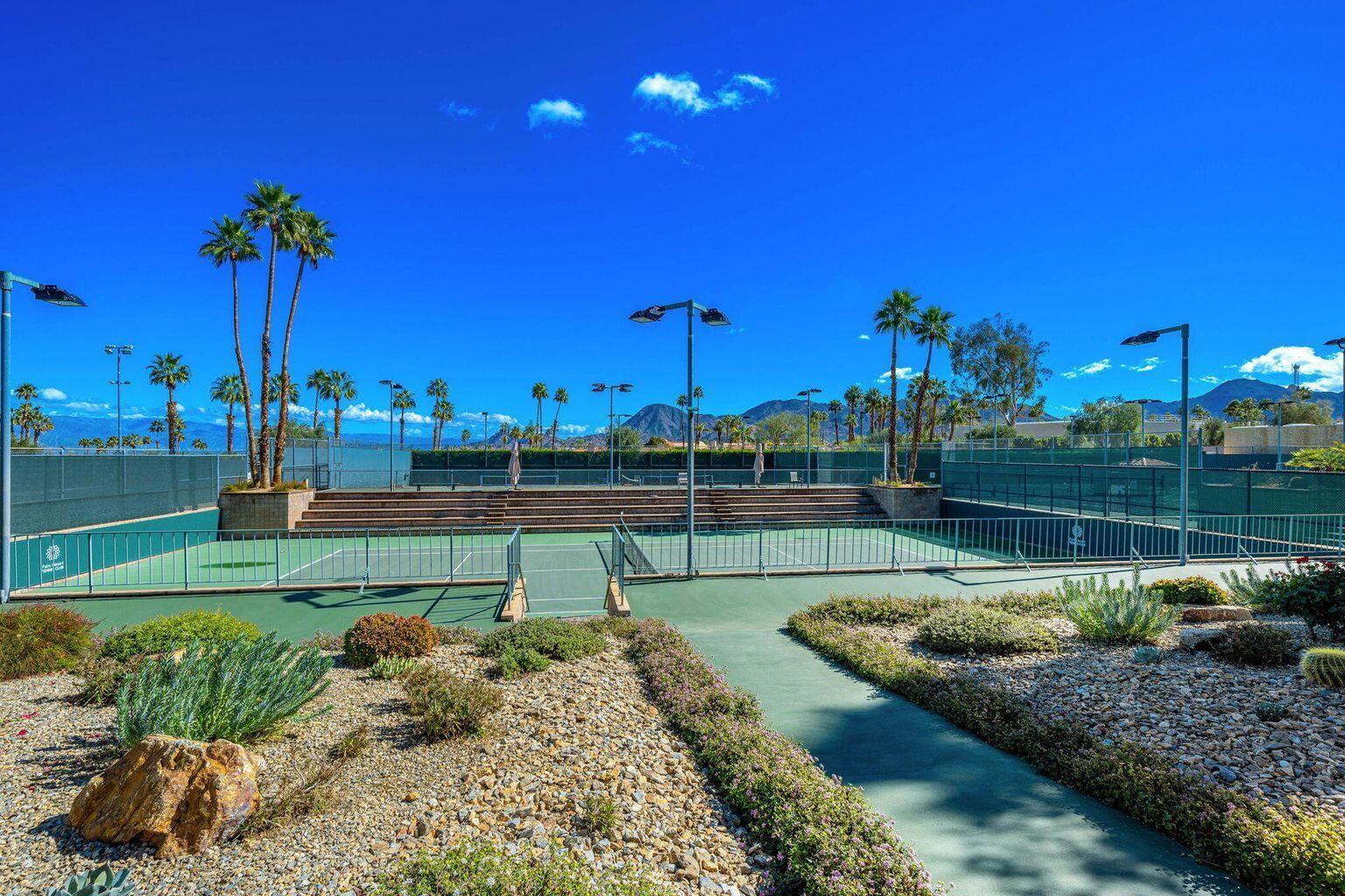 72930 Mesa View Drive Palm Desert, CA 92260 - Photo 39 of 40 a view of a garden with a slide
