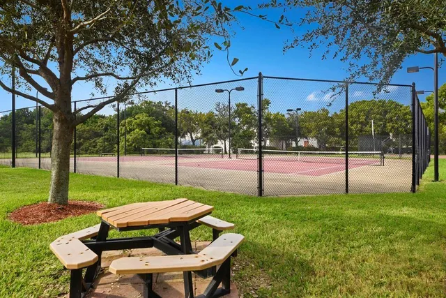 a view of a porch with a yard