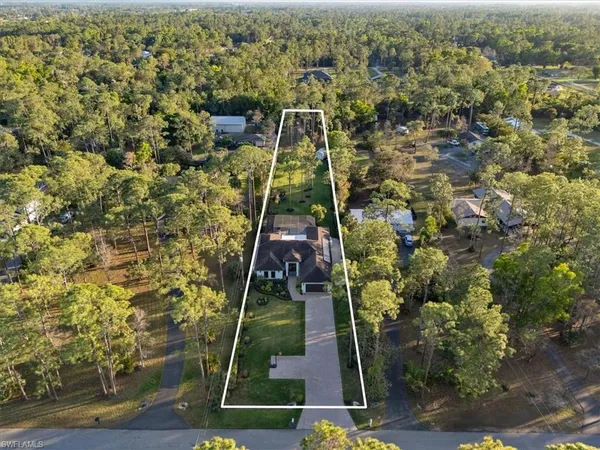 a aerial view of a residential houses