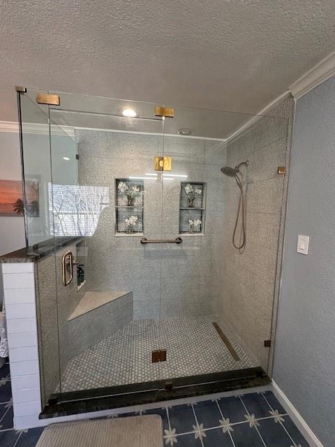 353 Winding Shore Tool, TX 75143 - Photo 22 of 35 a bathroom with a shower sink and mirror