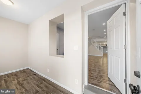 a view of empty room